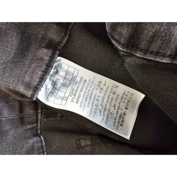 GUESS Women's Black Pull on Match Fit Mid Rise Blended Jegging Jeans Size L - Picture 7 of 7